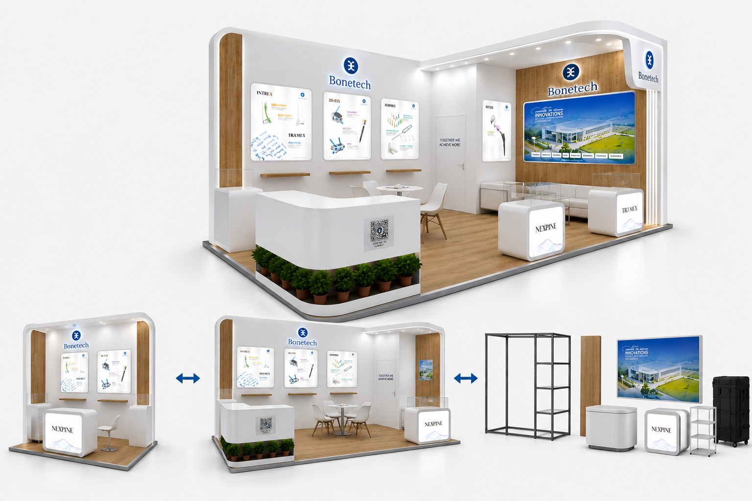 Modular exhibition booth